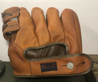Vtg 1950s NOS Hutch Softball Baseball Glove Mitt W/ Price Tag Cincinnati OH 5