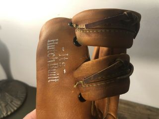 Vtg 1950s NOS Hutch Softball Baseball Glove Mitt W/ Price Tag Cincinnati OH 8