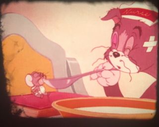 Tom And Jerry 16mm Film “the Milky Waif” 1946 Vintage Cartoon