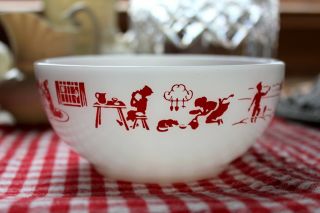 Very Rare Vintage Anchor Hocking Fire King White Childs Prayer Cereal Bowl