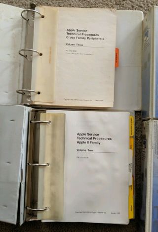 Vintage Apple Service Technical Procedures Books II IIe IIc IIGS Peripherals 43 2