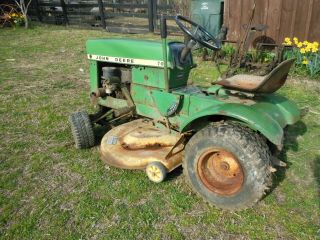 John Deere 70 Lawn Tractor - Project - Barn Find - Vintage