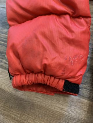 The North Face Red Vintage Nuptse 700 Puffer Jacket X - Small Goose Down 4
