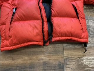 The North Face Red Vintage Nuptse 700 Puffer Jacket X - Small Goose Down 5