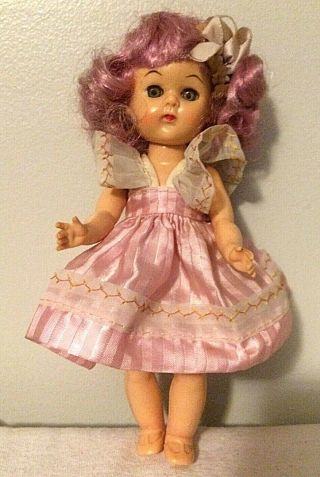 Vintage Virga Pink Lollipop Doll 8” 1950’s