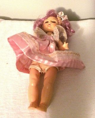 Vintage Virga Pink Lollipop Doll 8” 1950’s 3
