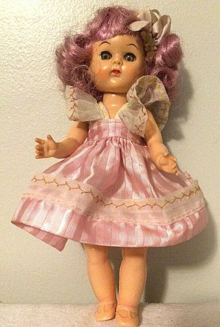 Vintage Virga Pink Lollipop Doll 8” 1950’s 5