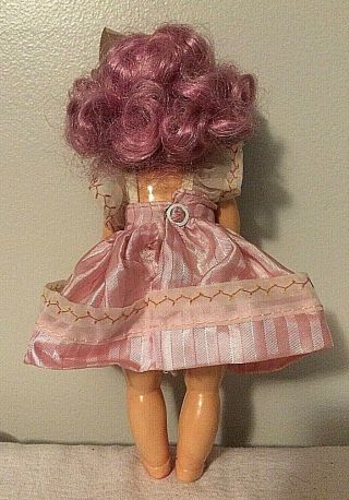 Vintage Virga Pink Lollipop Doll 8” 1950’s 6