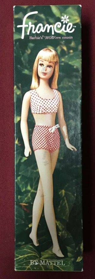 Vintage 1960s Mattel Barbie Francie Box Only No.  1140
