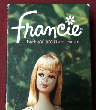Vintage 1960s Mattel Barbie FRANCIE Box Only No.  1140 2