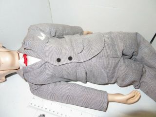 Vintage 1989 26” Pee Wee Herman Matchbox Ventriloquist Doll Large Pee - Wee 3