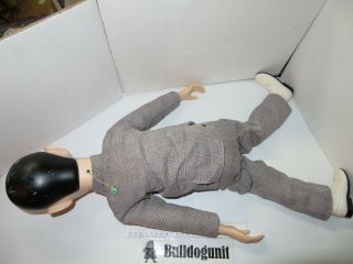 Vintage 1989 26” Pee Wee Herman Matchbox Ventriloquist Doll Large Pee - Wee 7