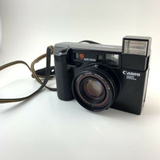Vintage Canon Af 35 Ml 40mm F/1.  9 Point & Shoot 35mm Film Camera