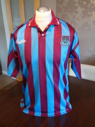 West Ham United 1991 Bukta Casual / Training Shirt Medium Rare Vintage