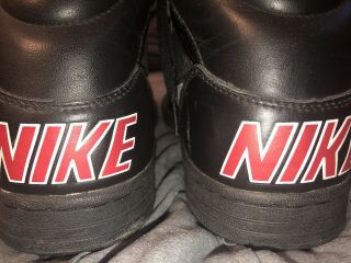 VINTAGE 90 ' S NIKE AIR PRO HIGH TOP TURF FOOTBALL CLEATS - SIZE 12.  5 4