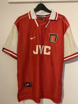 Vintage Arsenal Home Shirt 96 / 98 Size L