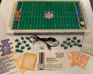 Vintage 1976 Tudor Nfl Electric Football Game Colts Vs Chiefs