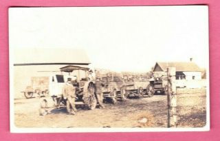 Ca1905 - 1910 Vtg One - Of - A Kind Tractor & Farmers Ag Rppc Postcard Bloomington Il