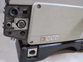 Vintage Sony DXC - 3000 3CCD Video Camera With Case 8