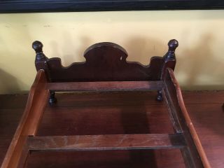 VINTAGE - VICTORIAN STYLE Wood Doll Bed 24 