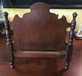 VINTAGE - VICTORIAN STYLE Wood Doll Bed 24 