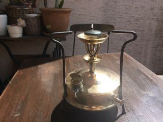VINTAGE Brass Camp Stove OPTIMUS No 1S Made in Sweden 4