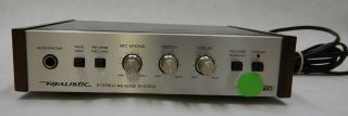 Vintage Realistic Stereo Reverb System Model 42 - 2108 w/ MIC Input Audio 3