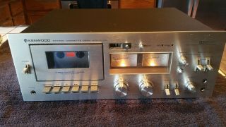 Vintage Kenwood Kx - 1030 3 - Head Single Cassette Deck Player Recorder Parts Repair