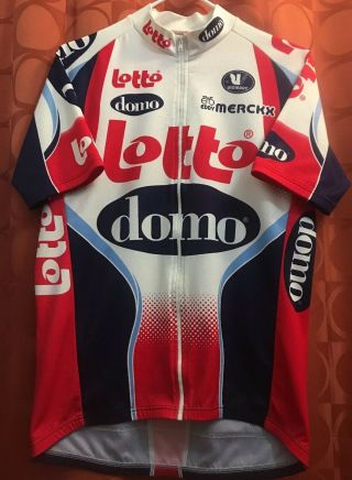 Vintage XL - 5 - 52 LOTTO Farm Frites EDDY MERCKX Domo Team Cycling Jerseys BELGIUM 2
