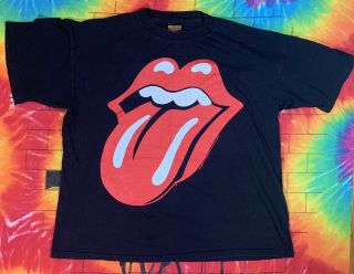 Vintage 90s Rolling Stones Voodoo Lounge Tour Shirt Brockum Single Stitch