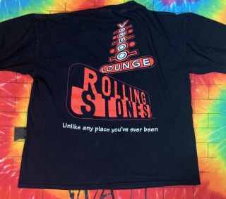 Vintage 90s Rolling Stones Voodoo Lounge Tour Shirt Brockum Single Stitch 2