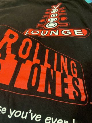 Vintage 90s Rolling Stones Voodoo Lounge Tour Shirt Brockum Single Stitch 6