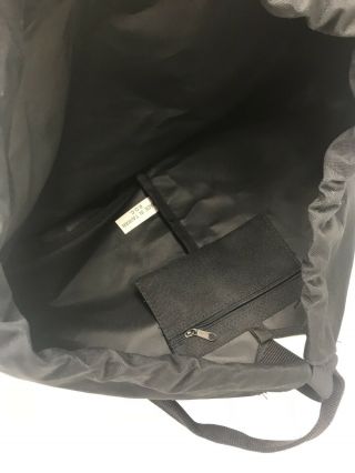 Vintage Stussy Sport Drawstring Black Duffle Bag 4