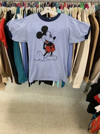 Vintage 80s Disney Mickey Mouse Shirt Large