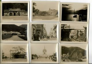 23 Hong Kong Vintage Old Photos / Snapshots.  62 X 87mm