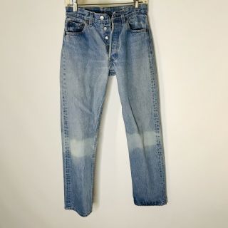 Vintage Levis 501 Jeans Fits 26 X 30 Distressed Faded Boyfriend Mom Men Women