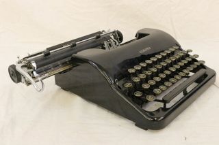 Smith - Corona ' Silent ' Flattop Style Portable Typewriter In Case - Vintage 5