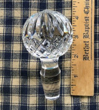 Vintage Waterford Crystal Lismore Roly Poly Decanter w Stopper/ Ireland 7