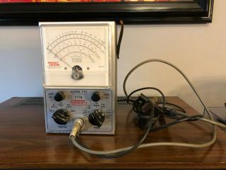 Vintage Eico 232 Peak - To - Peak Vtvm Voltmeter With Uni - Probe Test Equipment