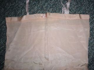 Vintage 1920s/30s Pale Pink Silk Teddy Slip With Delicate Lace Trim, 2