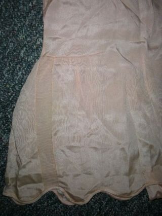 Vintage 1920s/30s Pale Pink Silk Teddy Slip With Delicate Lace Trim, 3