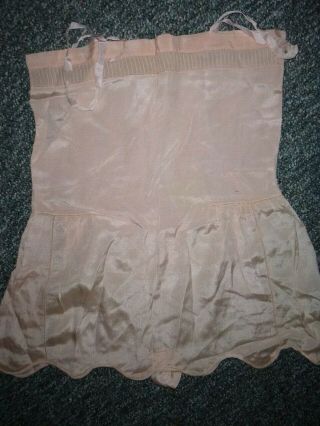 Vintage 1920s/30s Pale Pink Silk Teddy Slip With Delicate Lace Trim, 4