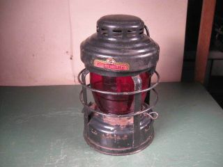 Old Vintage Kerosene Lantern Railroad " Luck - E - Lite " No.  25 Fine Shape