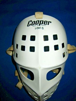 Vintage 1960 ' s Cooper HM 6 Hockey Mask - Jason & Humungus in Mad Max 2