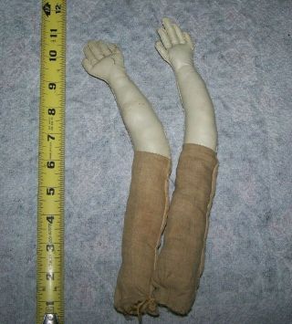 Antique Leather French Fashion Doll Arms 2