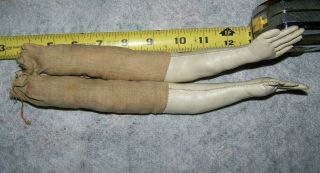 Antique Leather French Fashion Doll Arms 6