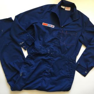 Vintage Union 76 Oil Gas Gasoline Boss Coverall Jumpsuit Uniform Medium/large Ca