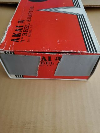 Vintage AKAI XEA - 15 7” Adapter X - V Cross Field Portable Reel To Reel Recorder 5
