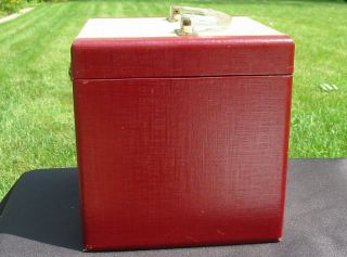 Vintage Wood Yankee Clipper 45 Vinyl Record Carrying Case Caddy File Box Storage 2