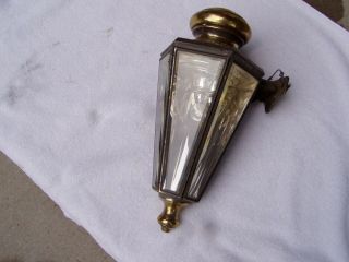 Antique Vintage 1914 1915 1916 1917 1918 Brass Era Car Cowl Side Light Lamp
